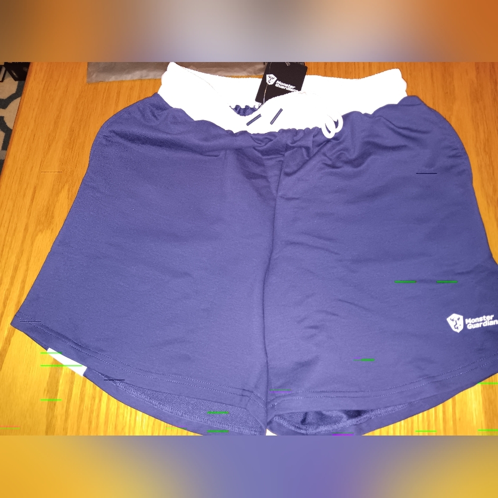 Navy Blue Athletic Shorts New
